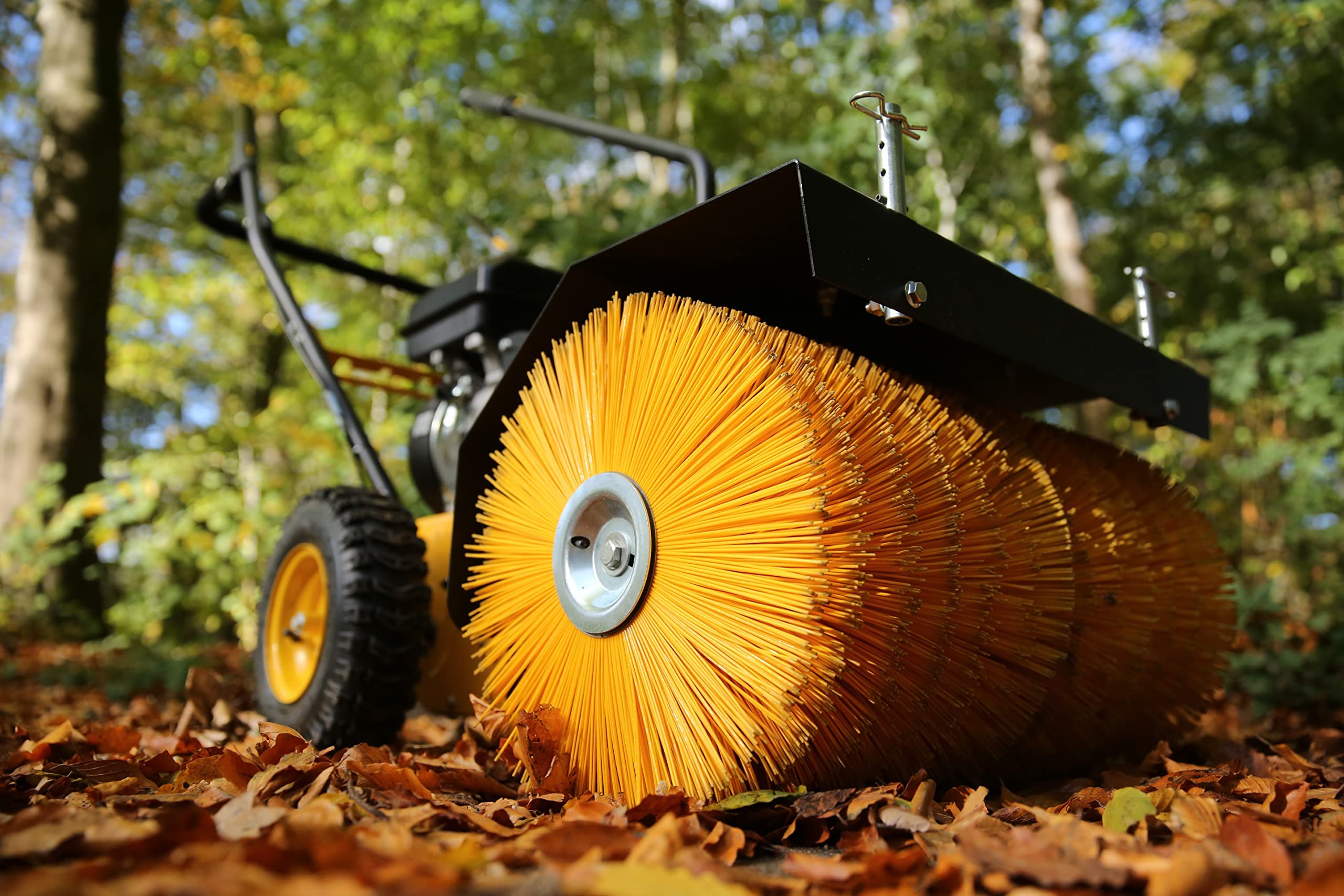 TEXAS Handy Sweep 690TG 3in1 212ccm Kehrmaschine Benzin mit Schneeschild Schneeschieber Laubsammler Fangkorb Schneefräse Schneeräumer mit Antrieb Radantrieb | 60cm | 5,4PS | 4Takt | 3xVor.1xRück.