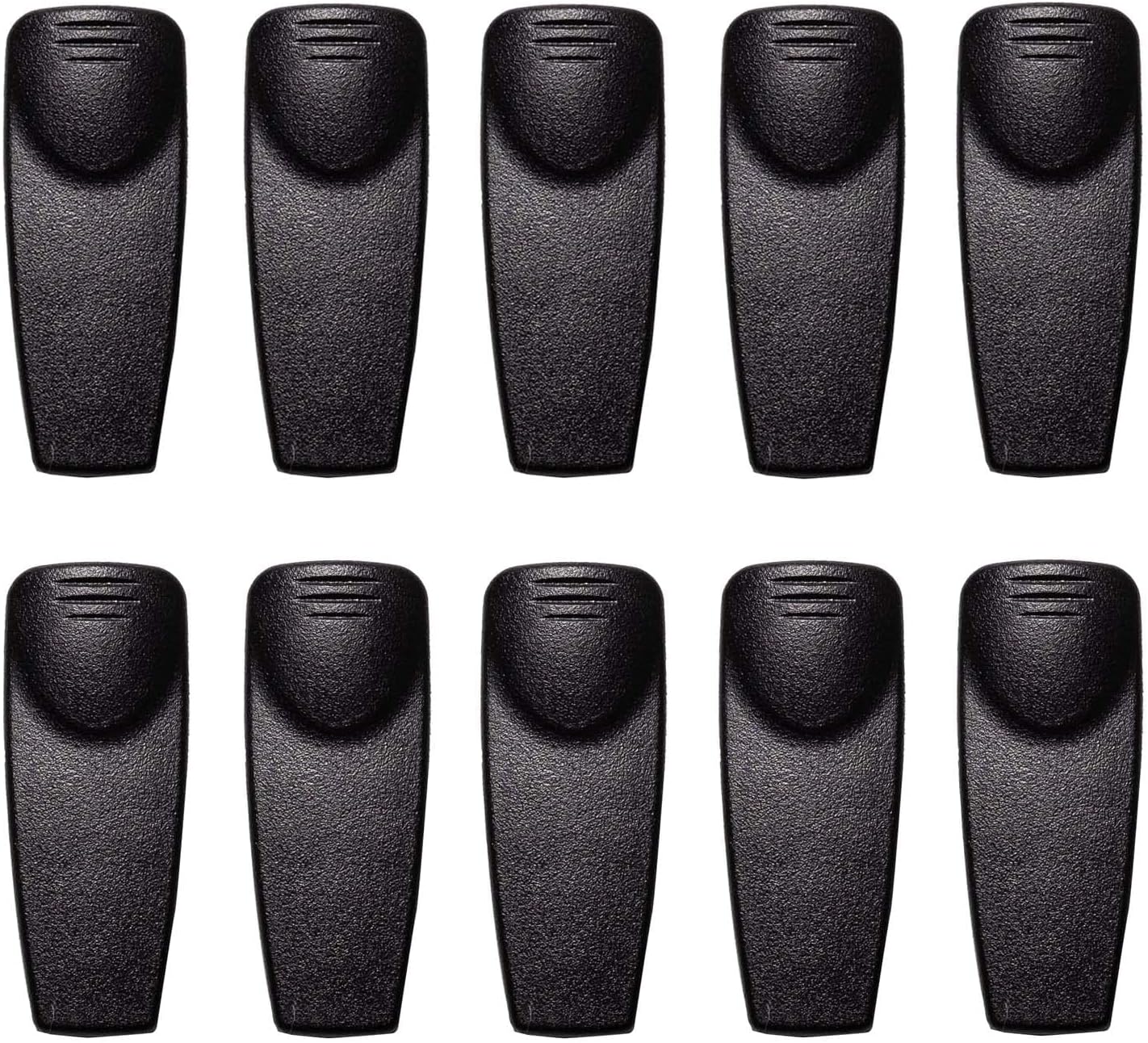 10 Pack HNN9013 Belt Clip for Motorola HT750 HT1250 HT1225 XTS1500 XTS2250 XTS2500 CP125 CP185 CT250 CT450 PR860 GP140 GP328 GP338 GP340 GP360 GP380 GP640 HLN9844A HLN9844