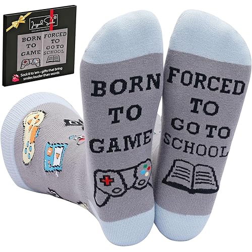 IRISGOD Funny Nerd Socks | Cool Stocking Stuffers | Holiday Gifts For Men and Women