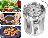 Vista 3 de Bolsa de condimentos de acero inoxidable, coladores y filtros de té, infusor de té, filtro multiusos, colador de condimentos, colador de condimentos