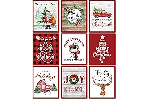 Christmas Wall Art Prints for Seasonal Holiday Decorations
