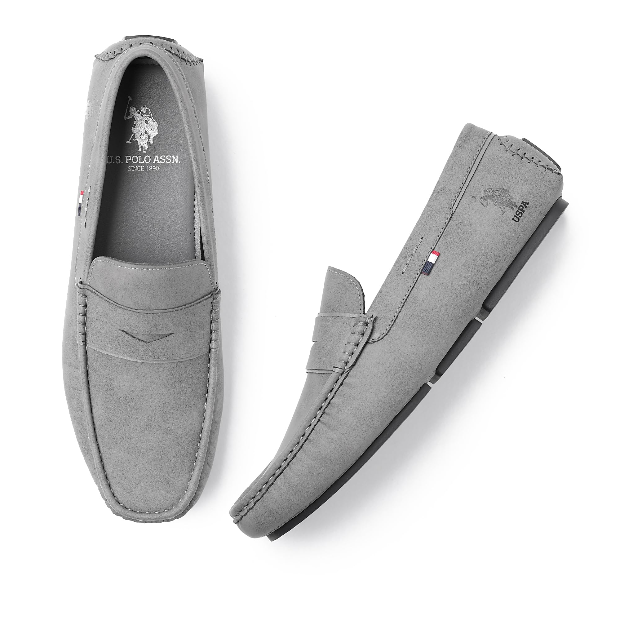 U.S. POLO ASSN. Mens MIRANO 4.0 Grey Drivers - (UK11) (UK12) (2FD24443G07) (B0D4D69JBZ) Amazon Price History, Amazon Price Tracker
