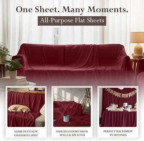 Miniatura 231 de Utopia Bedding Sábana encimera – 1 paquete (individual, azul marino) – Tela de microfibra cepillada suave – Sábana superior resistente al