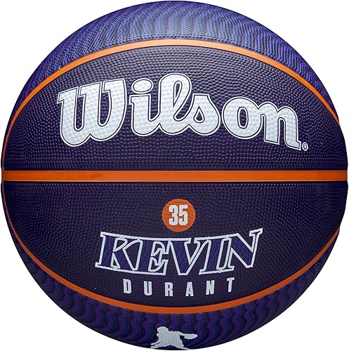 Miniatura 10 de WILSON NBA Player Icon Basketballs - Size 3 and Size 7 Kevin Durant (Brooklyn Nets)