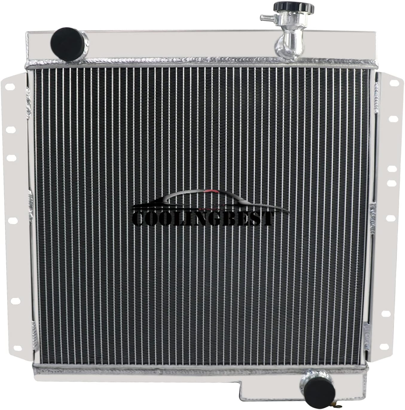 4 Row Aluminum Radiator for 1970-1980 1971 1972 1973 1974 1975 1976 1977 1978 1979Toyota Land Cruiser FJ40 FJ45 3.9 4.2, Radiators 71 72 73 74 75 76 77 78 79