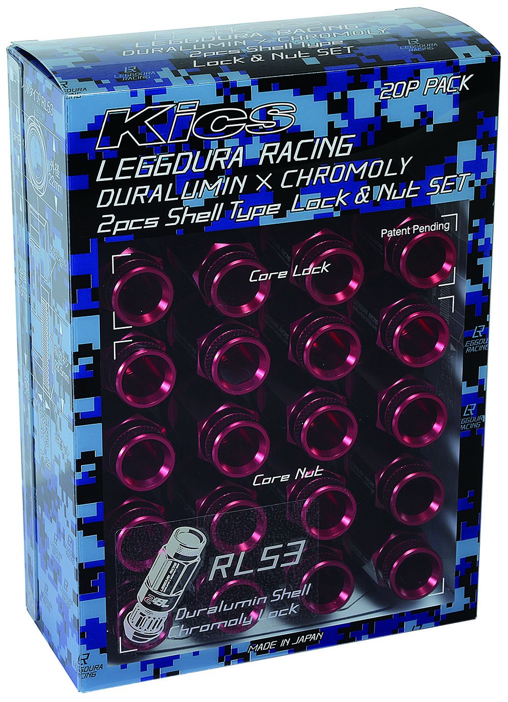 Kyo – EI (The Disaster Industrial) leggdura Racing Shell Type Lock & Nut Set (RL53) redexyu-rare-singusixerutaipunatto (Lock & Nut Set) M12 X P1 X 5 Red RL53 – 11R