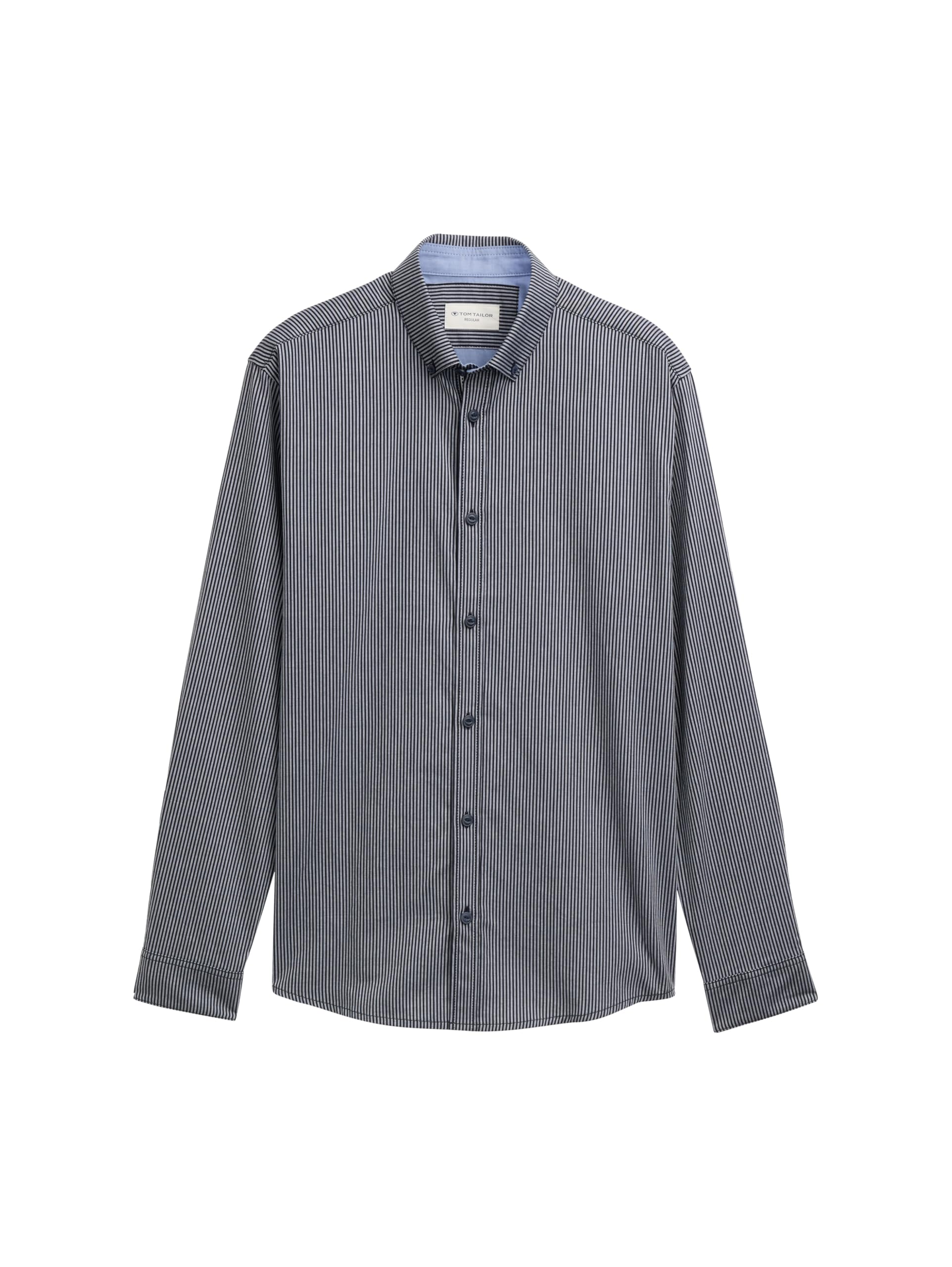 TOM TAILOR Herren Regular Fit Hemd aus Baumwolle