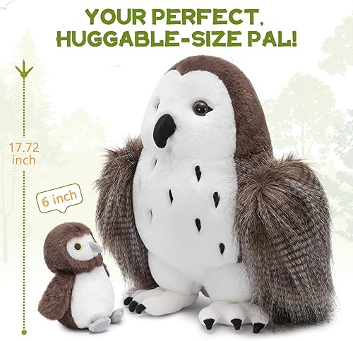 Vista 20 de Juego de 7 juguetes de peluche de dragón verde gigante de 21.7 pulgadas, animal de peluche con 4 bebés y 2 huevos, dinosaurios de peluche para niños