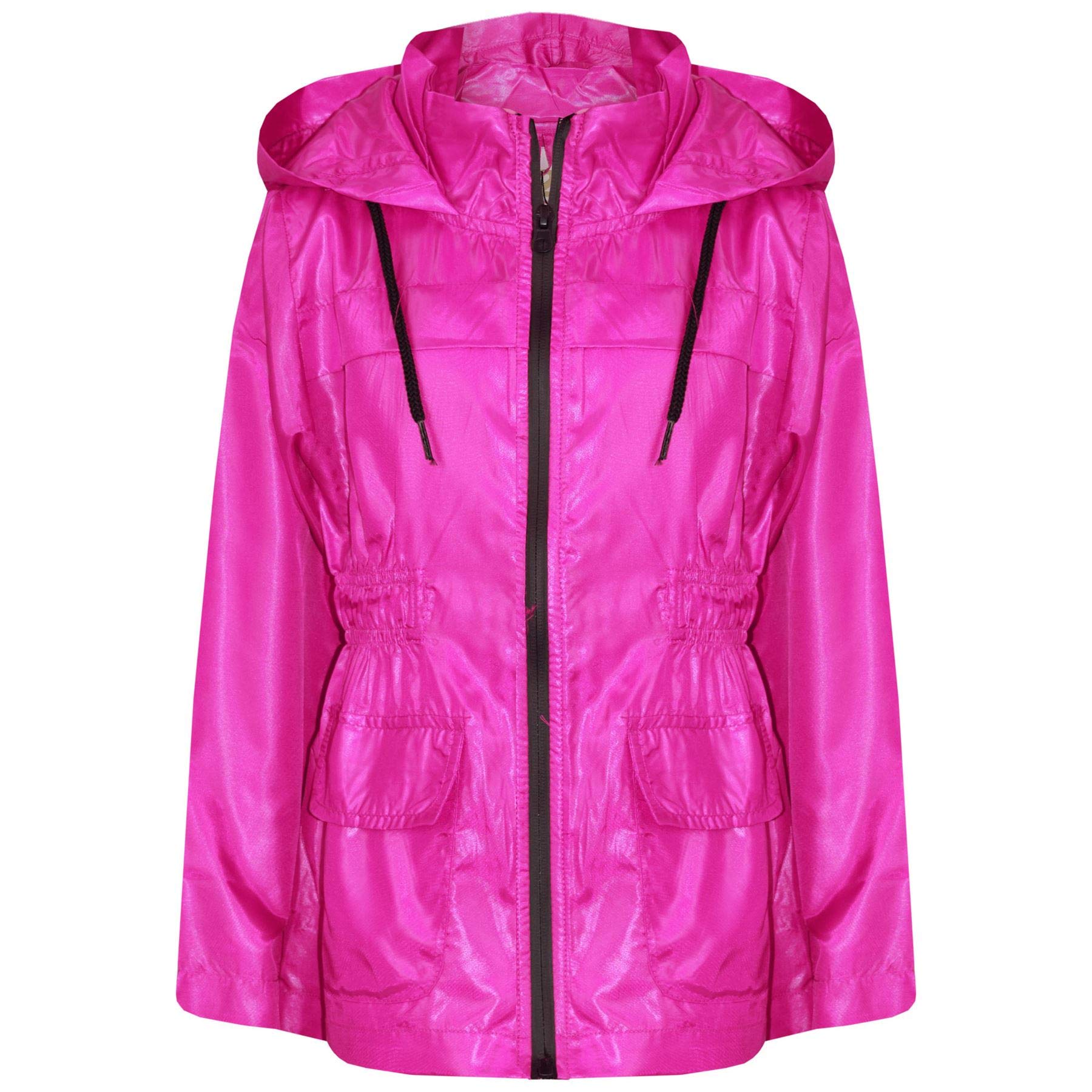 A2Z 4 Kids Raincoat Jackets Windbreaker Waterproof Parka Shower - Raincoat Jacket 448 Pink 13