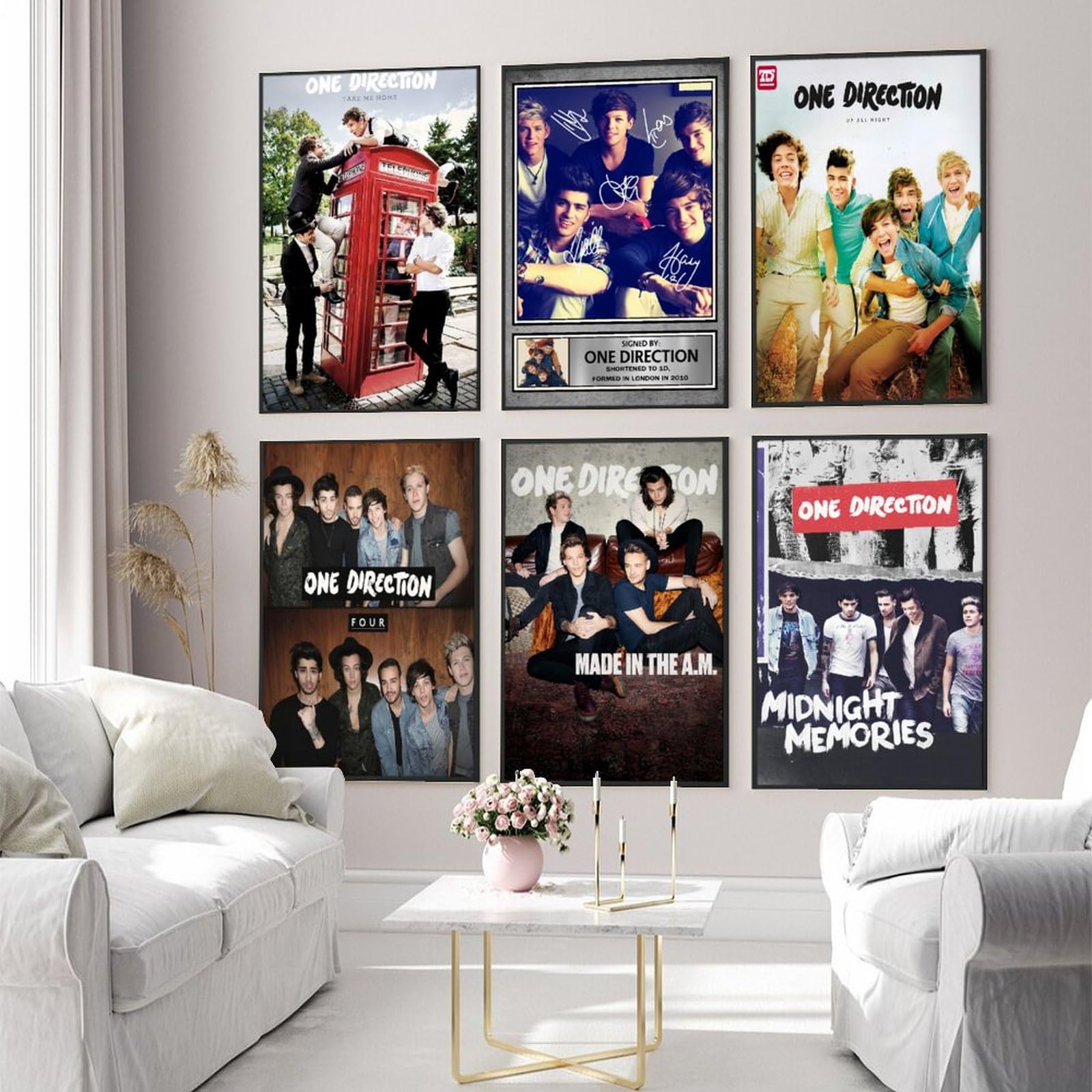 Amazon.co.jp: One Directionポスター(6枚セット)バンドアルバムカバー 