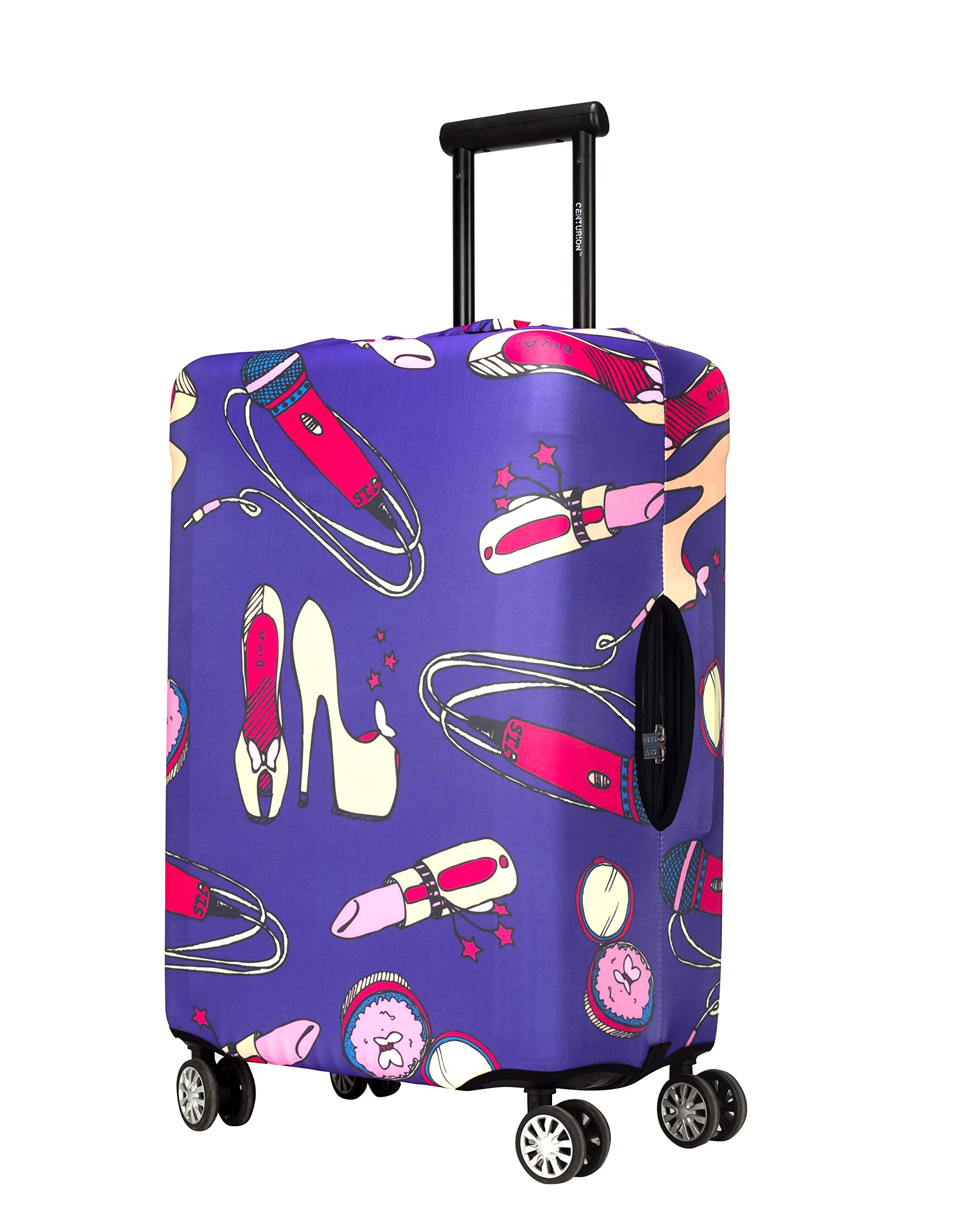 Periea Luggage Covers for Suitcases – Suitcase Cover – Premium Elasticated Material – Small, Medium, Large or Extra Large — view 42