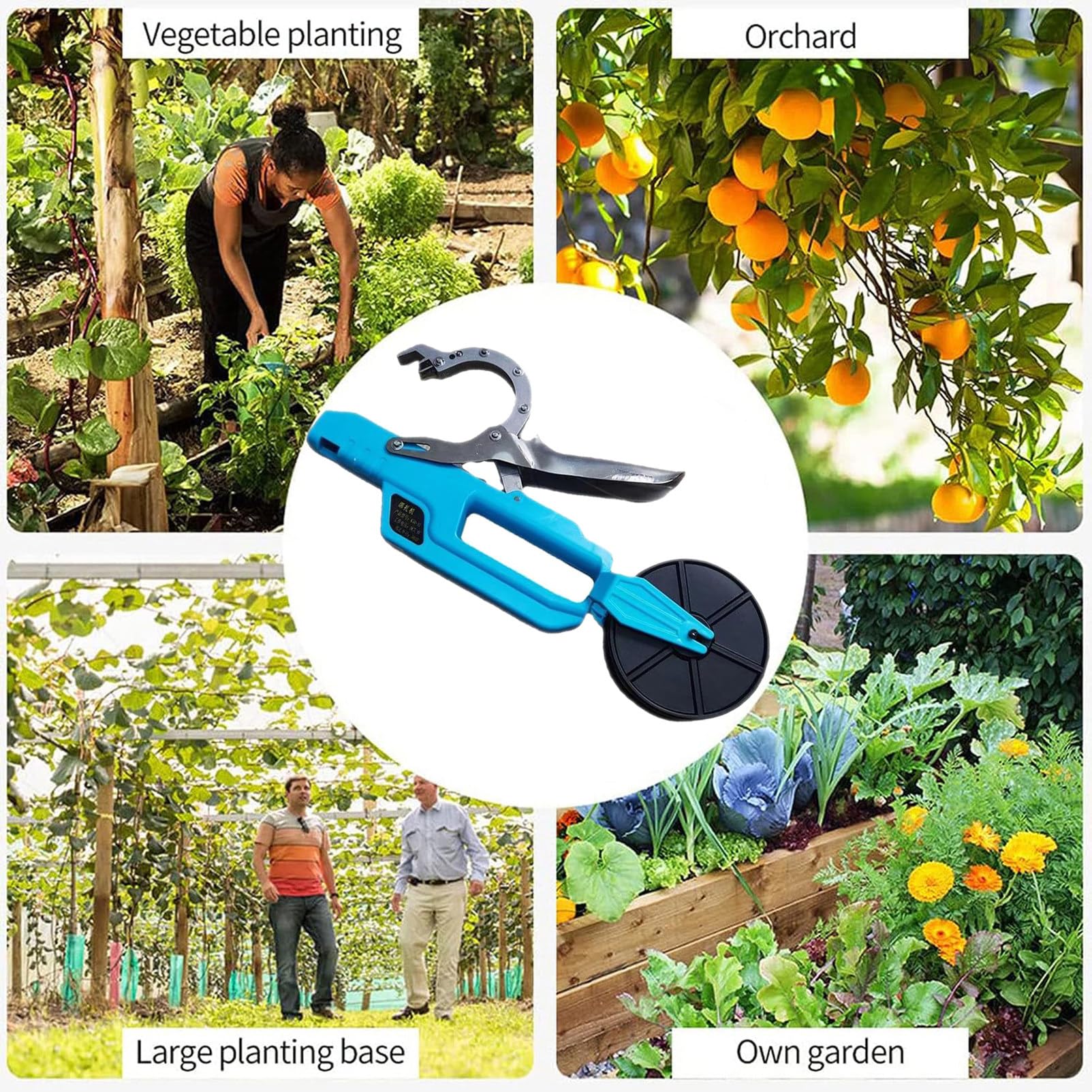 Máquina Atadora de Plantas Eléctrica para Viñedos Máquina Atadora de Plantas Profesional, Herramientas para Atar Plantas para Uvas, Tomates y Hortalizas Enredaderas