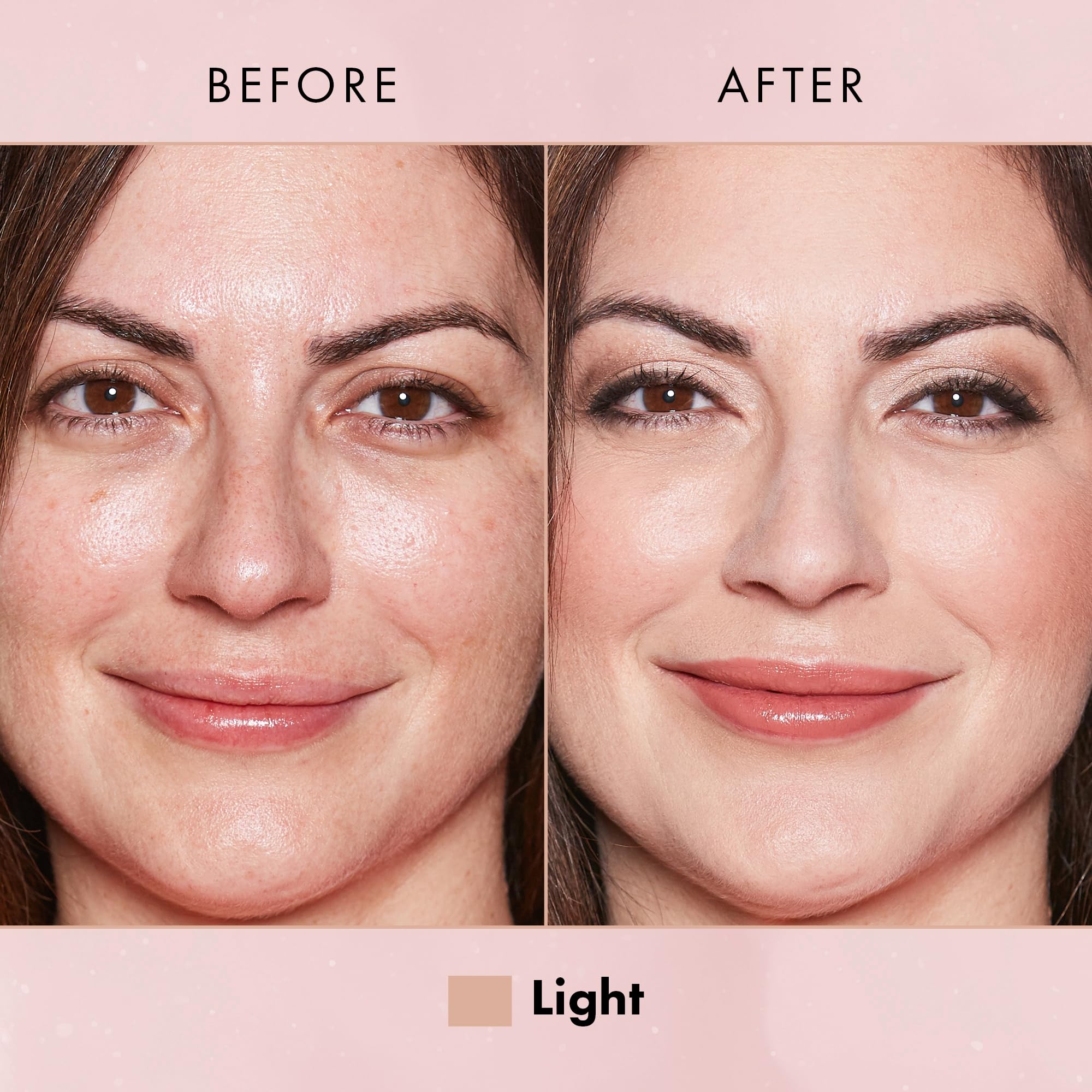 MagicMinerals AirBrush Foundation by Jerome Alexander – 2pc Set with Airbrush Foundation and Kabuki Brush - Spray Makeup with Anti-aging Ingredients for Smooth Radiant Skin (Dark)