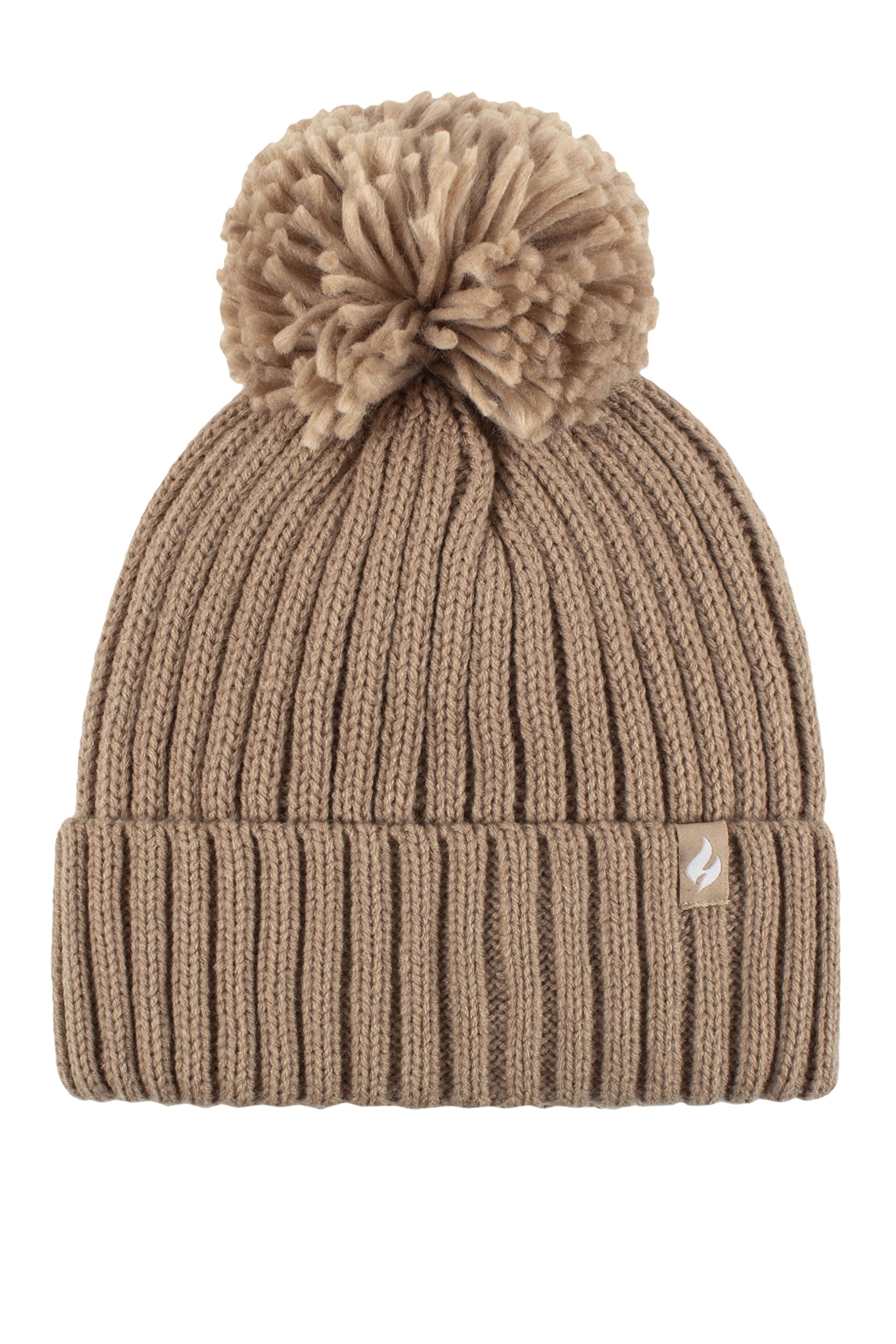 Heat Holders Women's Beige Sockshop Arden Pom Pom Hat Pack Of 1 One Size