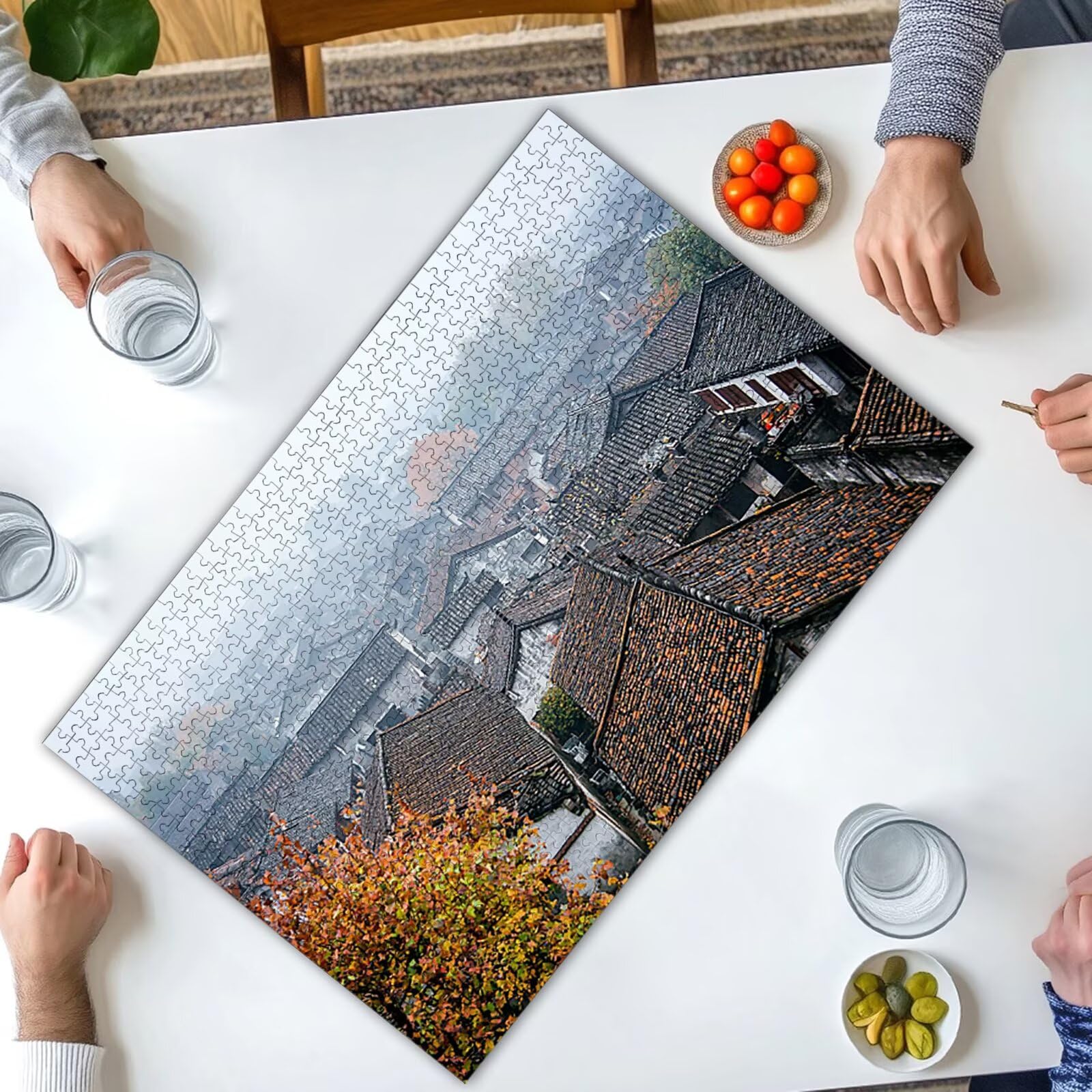 Puzzle 3000 Piezas, Puzzle Paisajes con Caja para Adultos, Cabina Rompecabezas Madera, Rompecabezas Desafiante para Toda la Familia, Puzzles para Decoracion Hogar, Regalo Mujer, Regalo Hombres, -4363