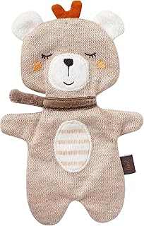 Fehn Knister Teddybär – Activity Baby Raschel Spielzeug aus Baumwolle – zum Greifen und Spielen – Rascheltier Babyspielzeug – Optimal als Motorikspielzeug für Babys und Kleinkinder ab 0+ Monaten