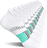 suaskksocks Women's Cushioned Anti-Blister Ankle Socks 5 Pack - No-Slip Running Comfort for Workouts