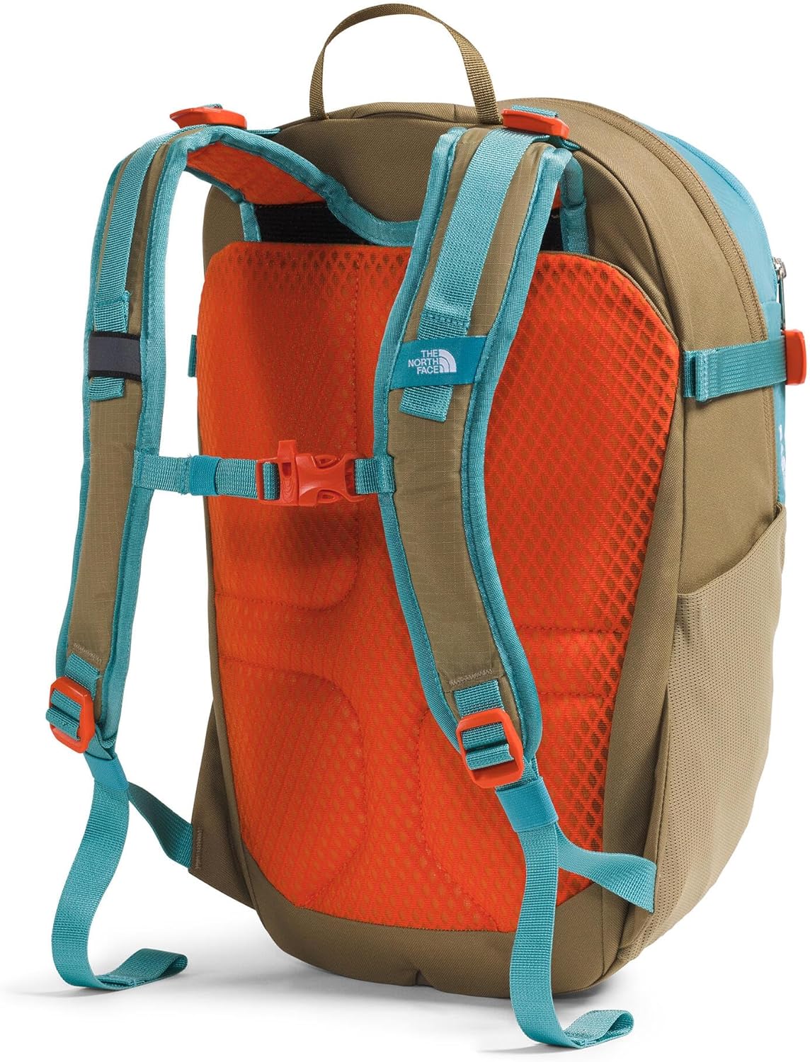 The North Face Basin 15 Liter Technical Pack, River Ice/Cedar/Lava Red, One Size