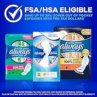 Vista 8 de Always Toallas Ultra Delgadas con Alas, Tamaño 1, Regular, 46