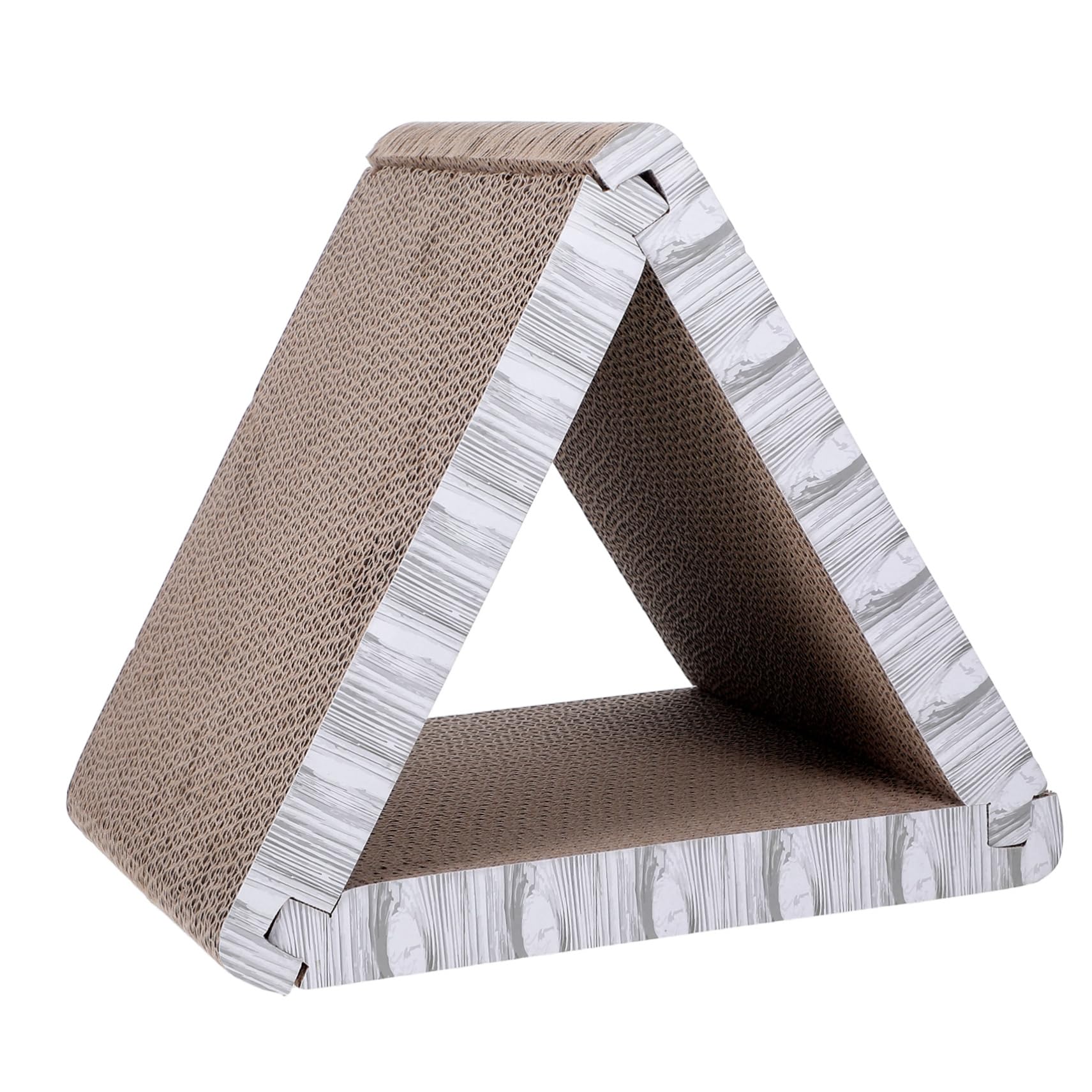 Arbre à chat pliable vertical Milisten avec griffoir mural et tapis en carton