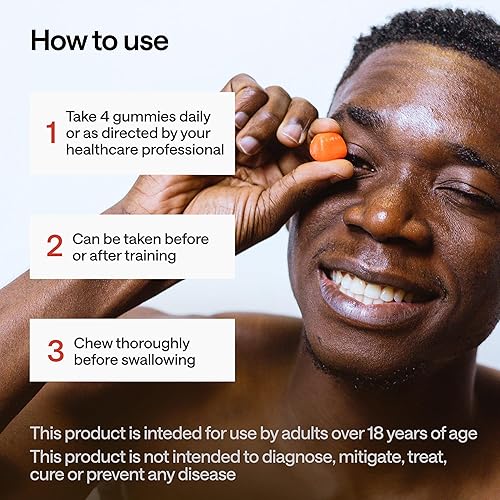 Miniatura 7 de Gomitas de monohidrato de creatina 0.18 oz  5X energía con B12, B6 y L-Arginina  Construye músculo y fuerza  Suplemento de gimnasio  Creatina