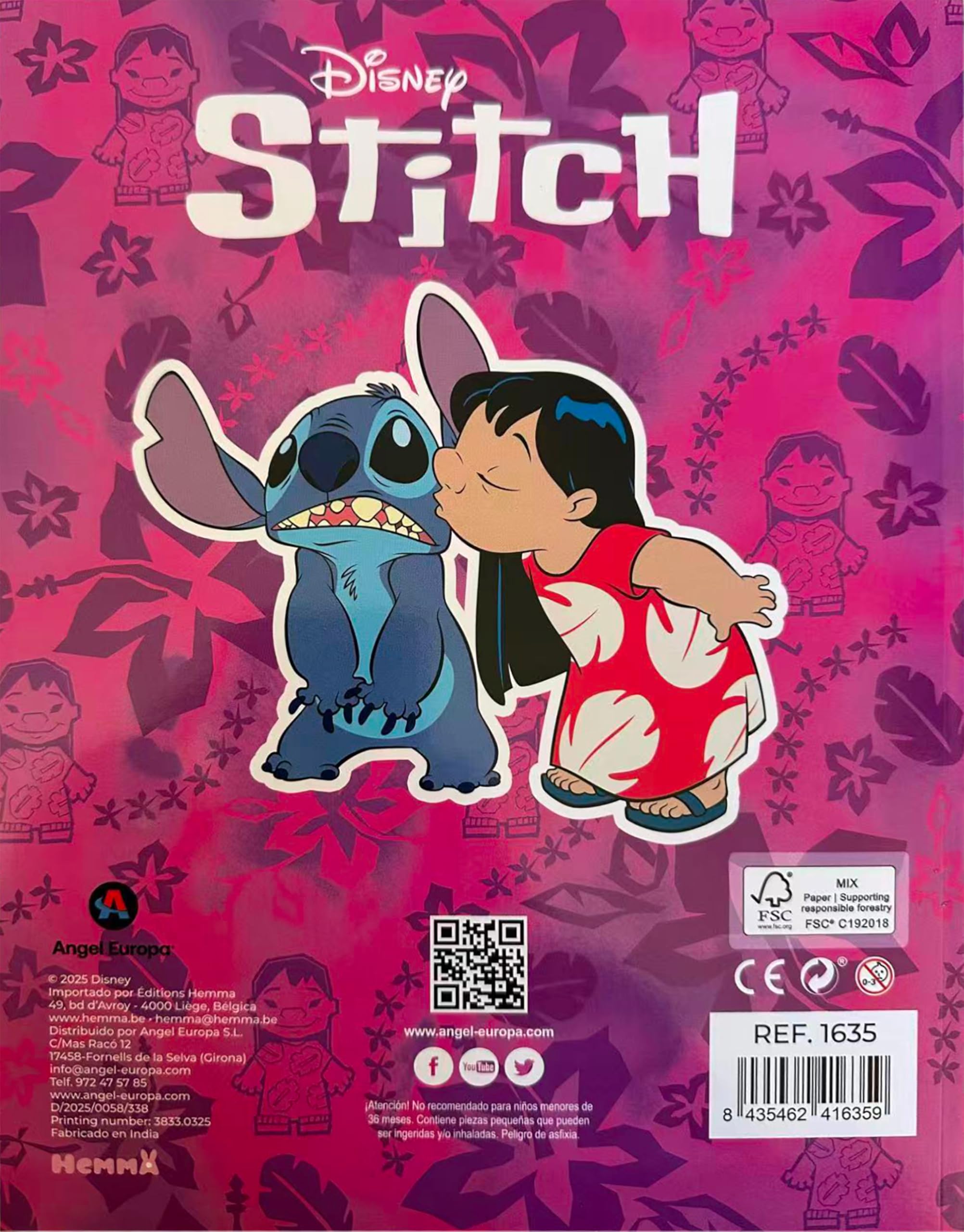 Libro de Colorear Infantil 112 Páginas con Stickers - Colección Disney (Stitch) — view 2