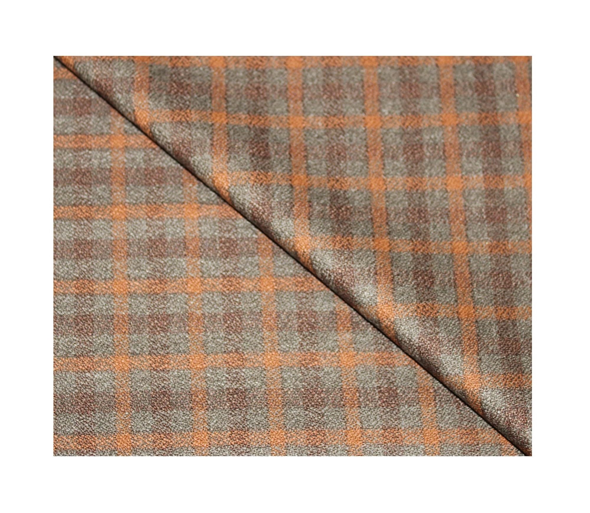 V Walker's Men's Cotton Polyester Blend Tweed Checkered Blazer & Jacket Fabric Unstitched (2 m,Free Size)-picture-20