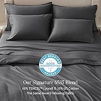 Vista 2 de Funda de edredón de algodón Tencel de doble puntada, funda de edredón tamaño King, juego de ropa de cama lujoso y suave de eucalipto lyocell