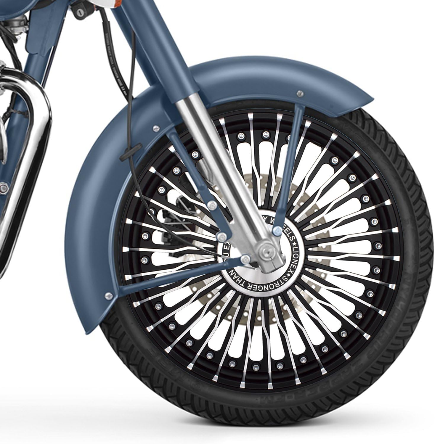 Autofy Lionex 30 Spokes Alloy Wheel for Royal Enfield