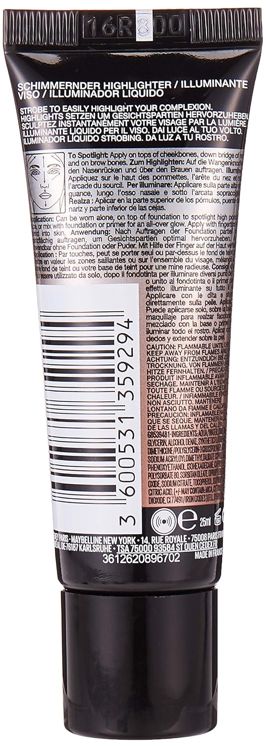 Maybelline Master Strobing Liquid, 100 Medium