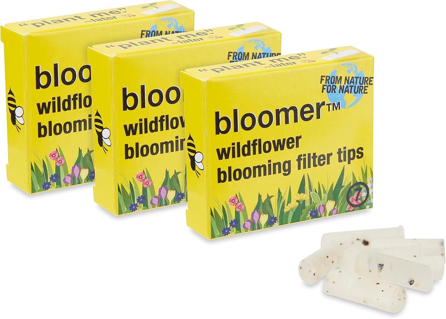 Bloomer Beeswax Wildflower Filter Tips 7 Filters Per Pack