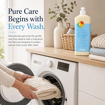 Sonett Liquid Laundry Detergent for Wool & Silk, 34 Fl Oz (Pack of 6)