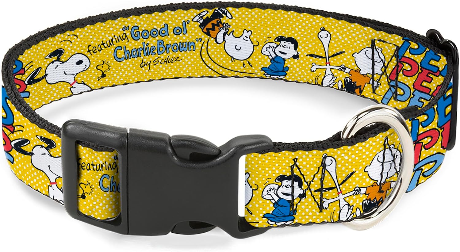 Peanuts Plastic Clip Dog Collar