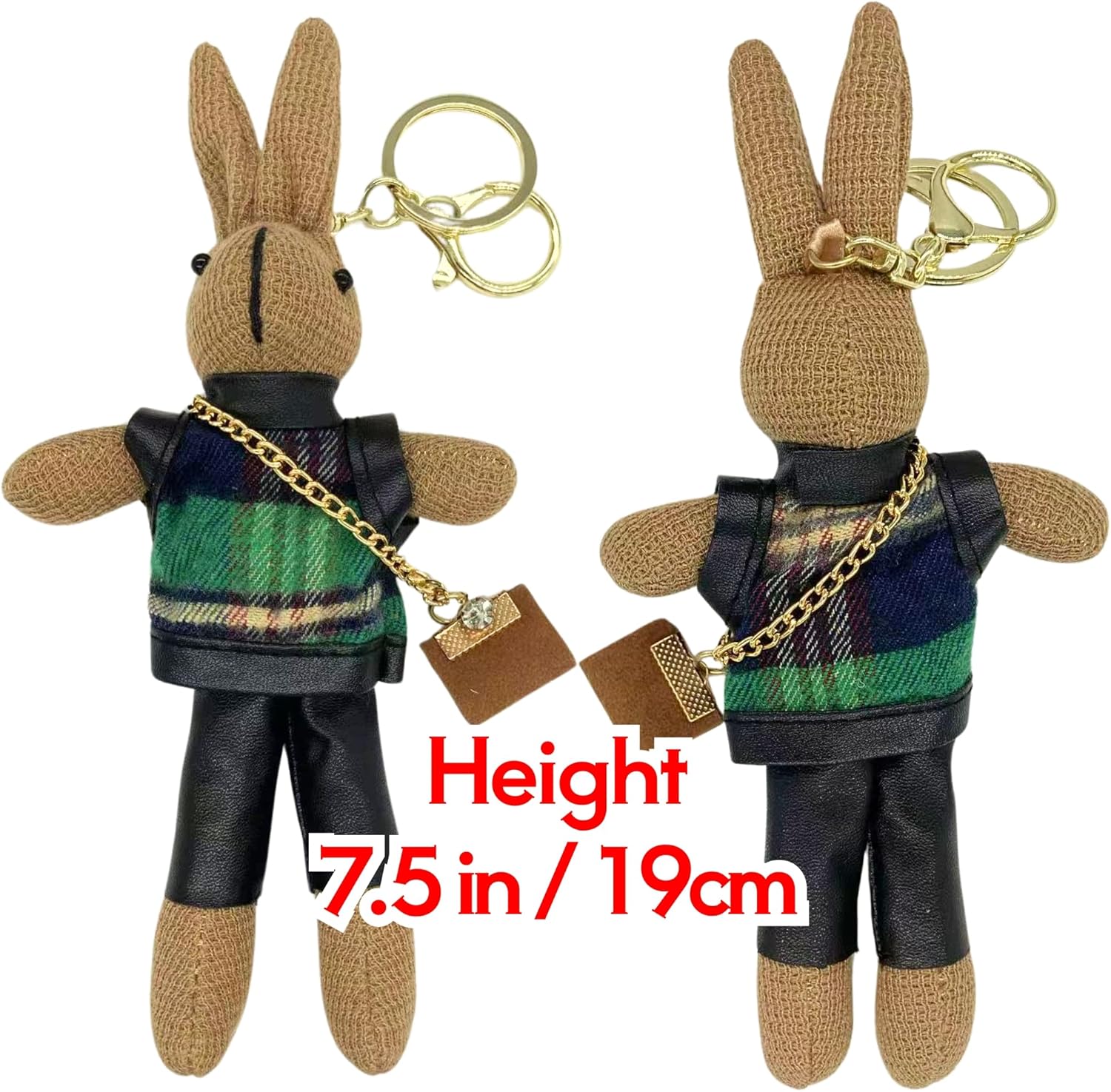 Tartan Plaid Crossbody Bag Teens Cute Everyday Purse Birthday Gift Travel Shoulder Bag Prom Party Clutch Christmas Handbag - Image 4