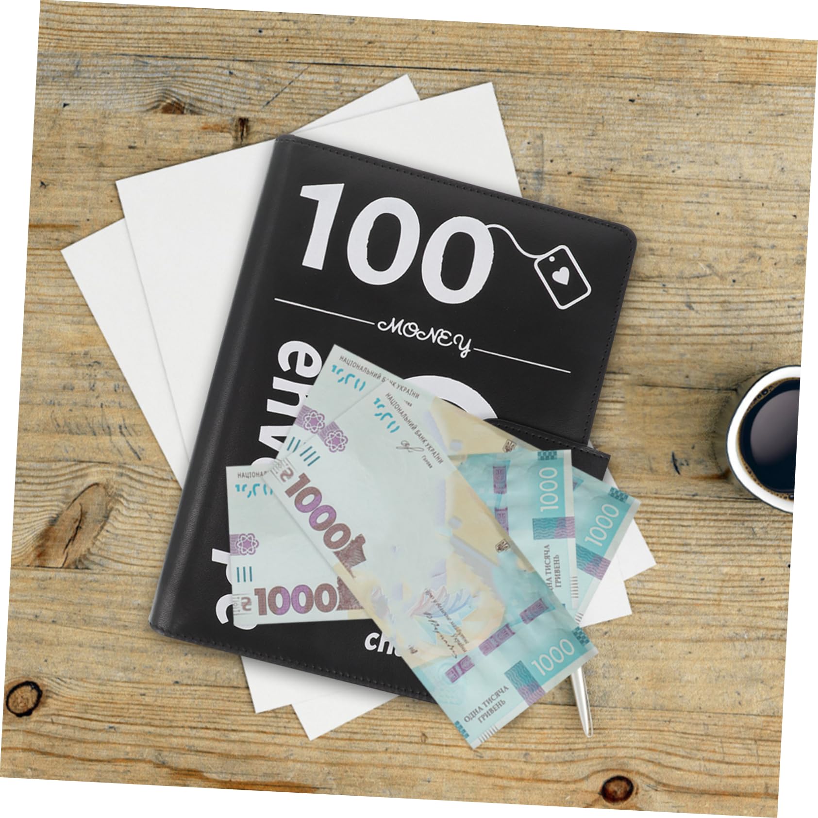 Homoyoyo Carnet d'Économies Enveloppes 100 Pochettes Transparentes Classeur Multifonctionnel pour Budget et d'Épargne Organisateur Pratique pour Couples