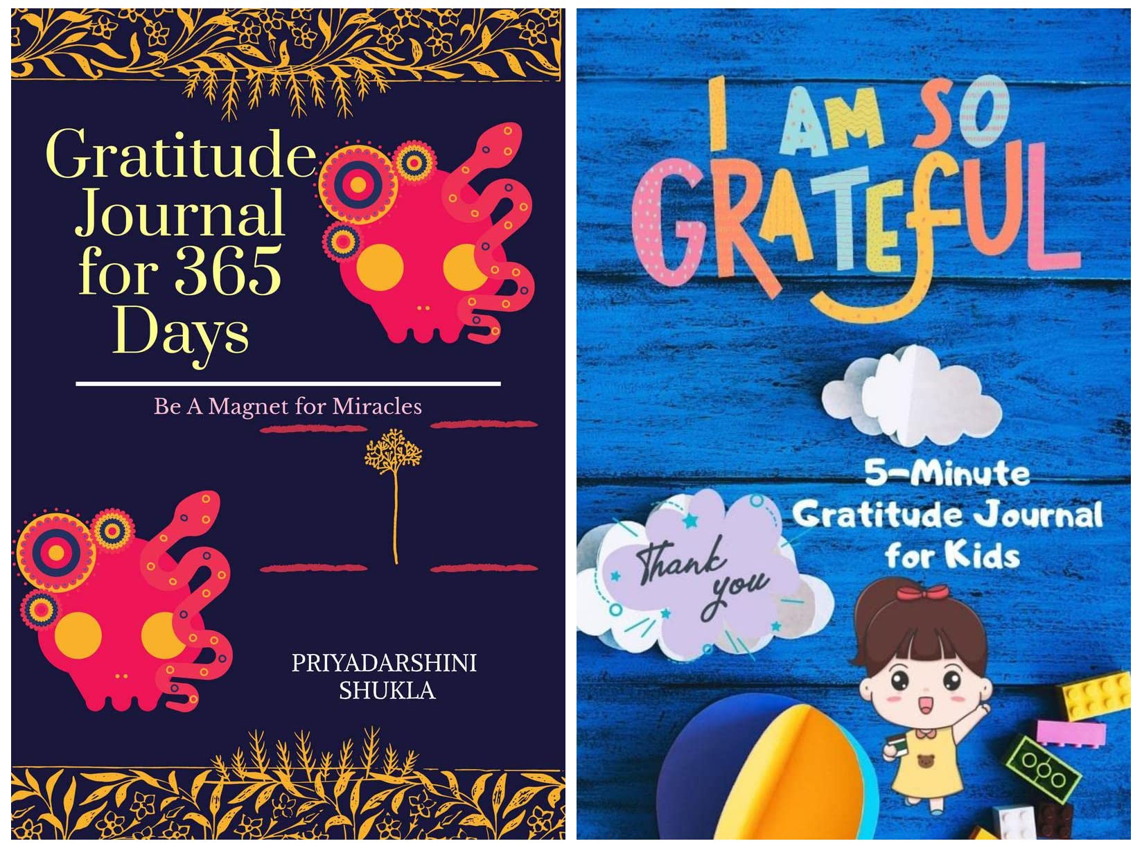 Notion Press Gratitude Journal for 365 Days: Be a magnet for Miracles & I Am So Grateful, 5 Minute Gratitude Journal for Kids