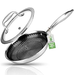 NutriChef Stainless Steel Frying Pan NC3PL8