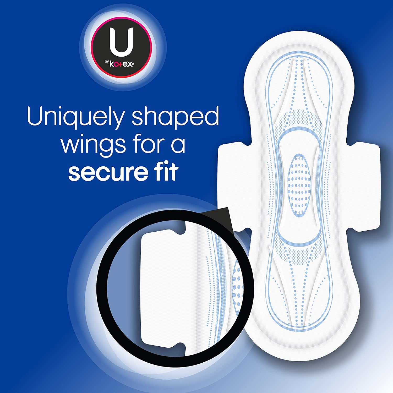 Amazon Com U By Kotex Security Maxi Overnight Pads Regular Unscented 28 Count Salud Y Hogar