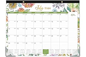 2024-2025 Daily Desk Calendar - Large 2-Year Desk Calendar, JUL. 2024 -...