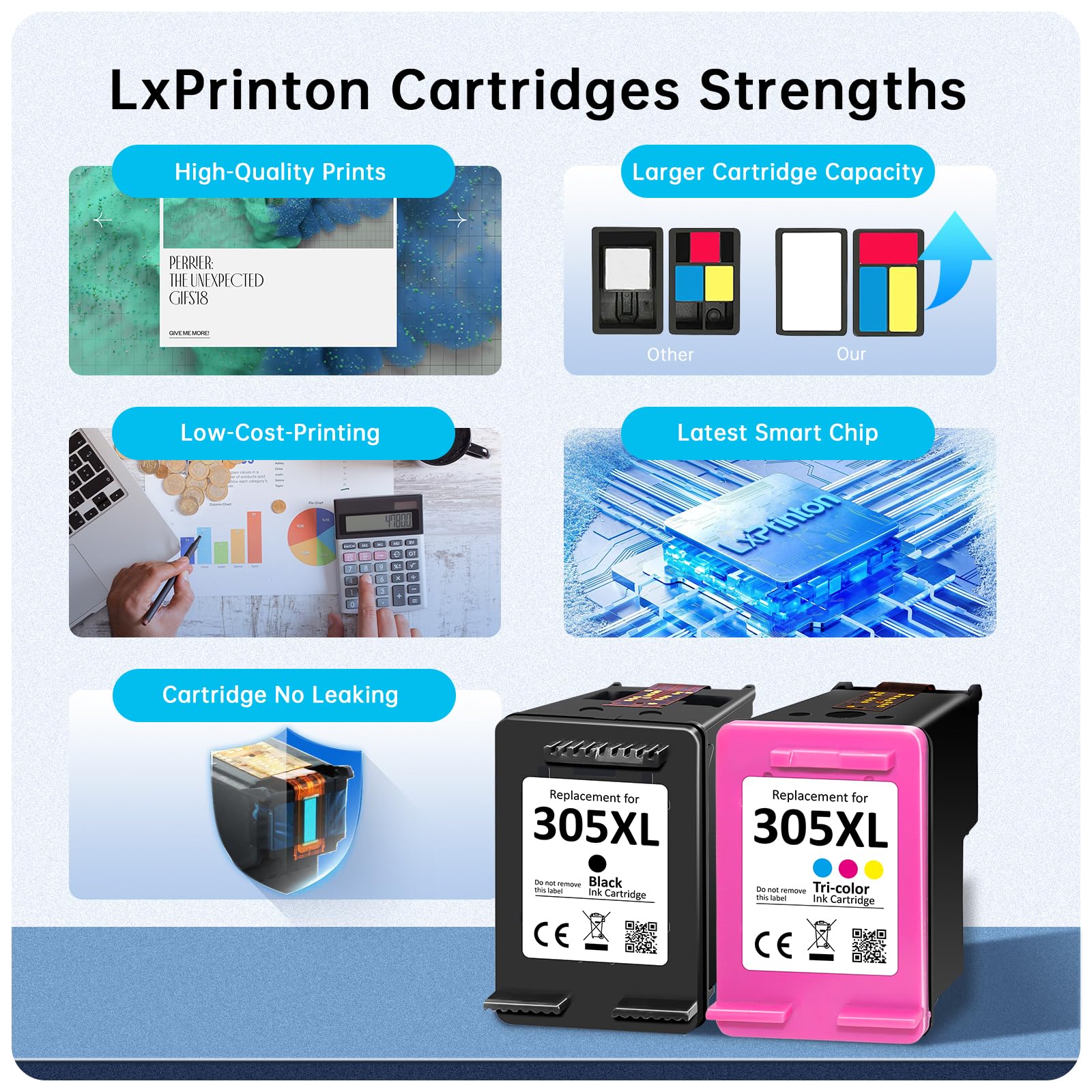 HP 305 Inktcartridge Zwart - Bestel voor 23:00 Morgen Thuis