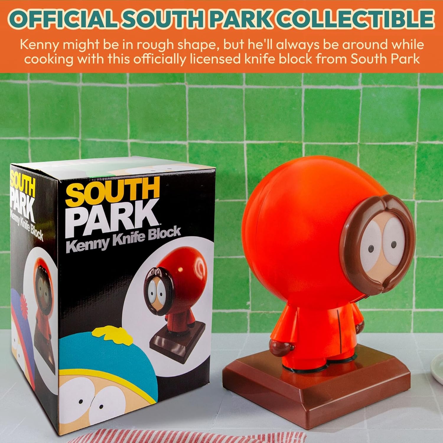Surreal Entertainment South Park Kenny 10-Slot Knife Block Holder
