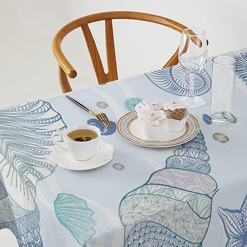 Miniatura 1224 de Mantel floral hippie, diseño retro de los años 70, naranja, rosa, azul, floral, bohemio, estampado estético de margaritas, para fiesta, picnic