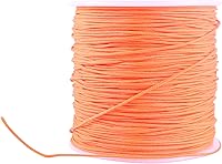 Vista 155 de KONMAY 1 rollo de cuerda de nailon para hacer pulseras de 150 yardas, trenzado de nailon Shamballa Macramé/cordón de cuentas de 0.4mm, cordón