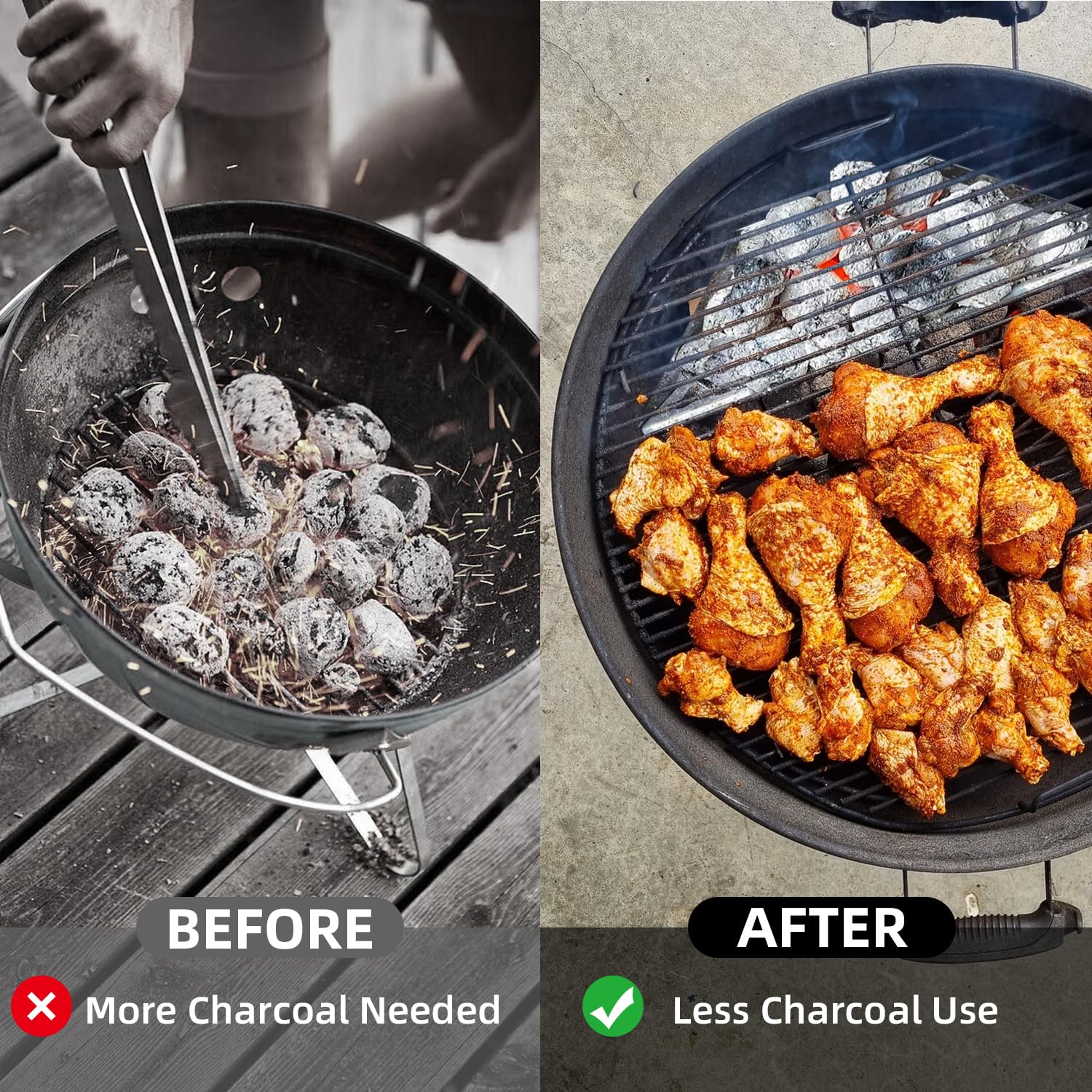 Char Basket Weber Briquette Holder Char-Baskets Cooking Charcoal