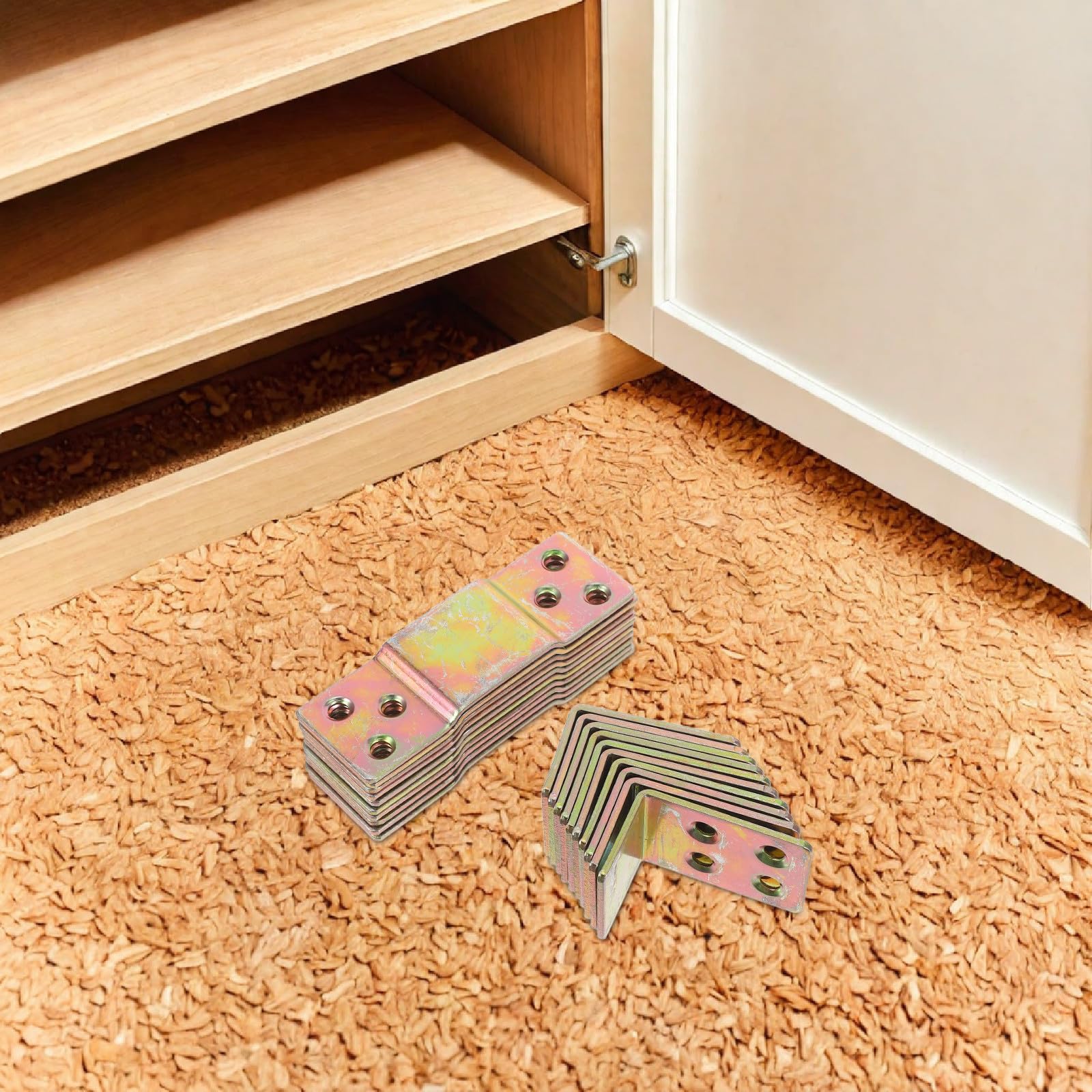 Kopfteilrahmenhalterungen 10 Paare Kohlenstoffstahl für Holzbetten
