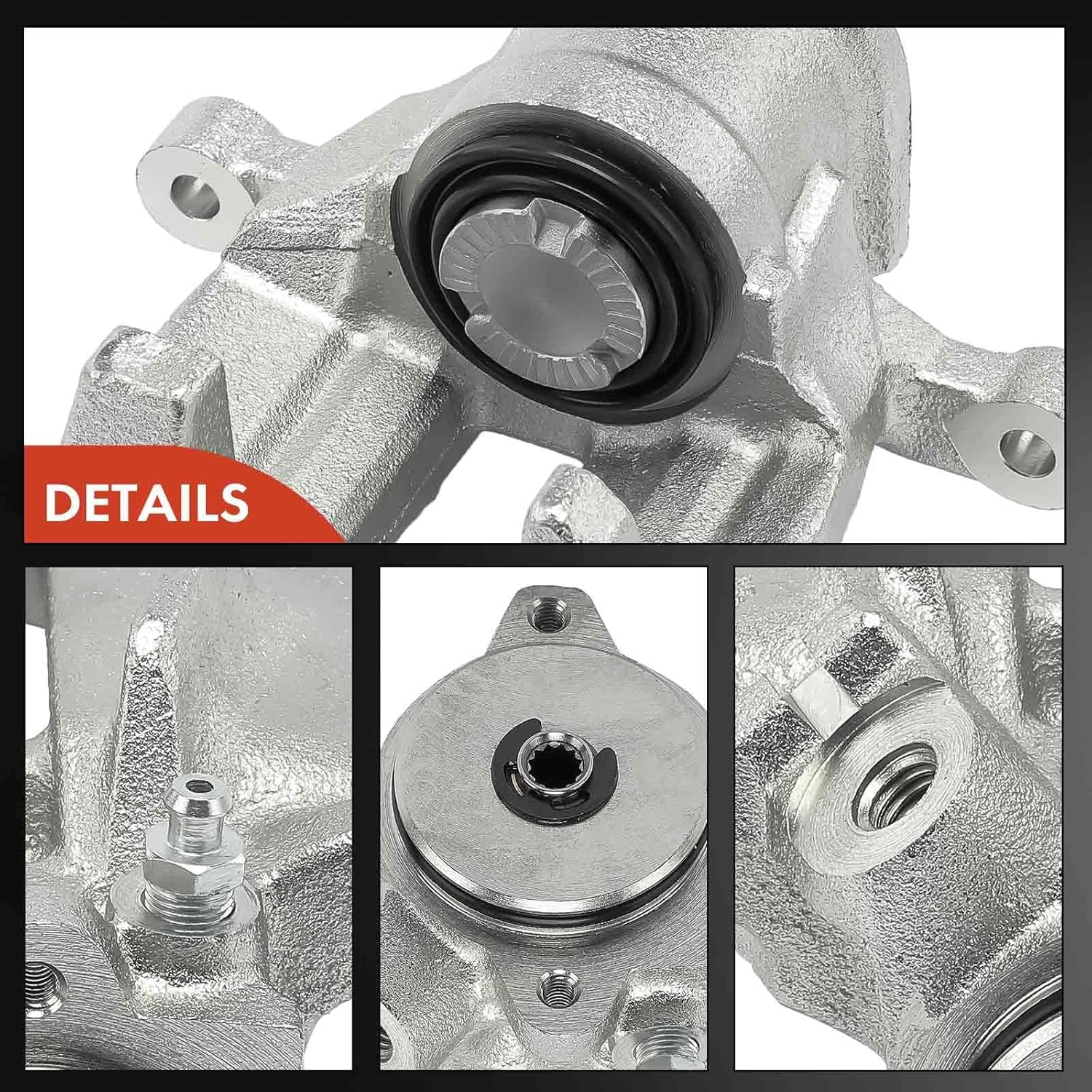 A-Premium Disc Brake Caliper Assembly Without Bracket Compatible with Land Rover Range Rover Evoque 2012 2013 2014 2015 2.0L - Rear Left Driver Side