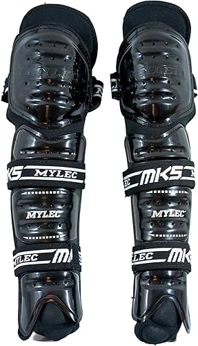 Miniatura 4 de MyLec MK5 StreetDEK - Espinillera, accesorios de hockey ligeros y duraderos, correas de velcro de 360, carcasa frontal dura, material transpirable,