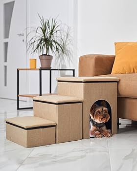 Dog Sofa Stairs Pet 2/3/4 Steps Stairs For Small Dogs Cats Ramp Ladder