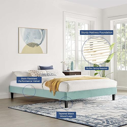 Miniatura 6 de Modway Plataforma Reign, completa, menta