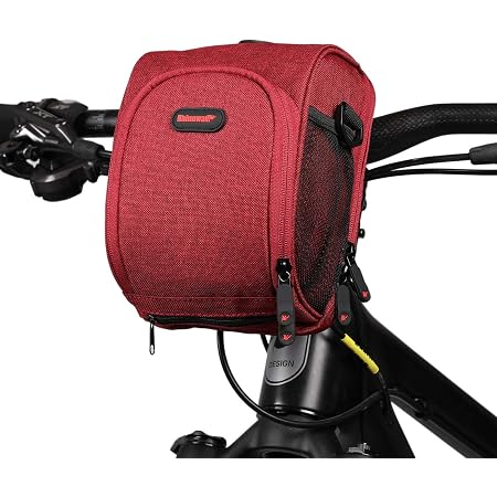 Sacoche De Guidon étanche West Biking – 4L – Noir – Pour VTT / Vélo Route